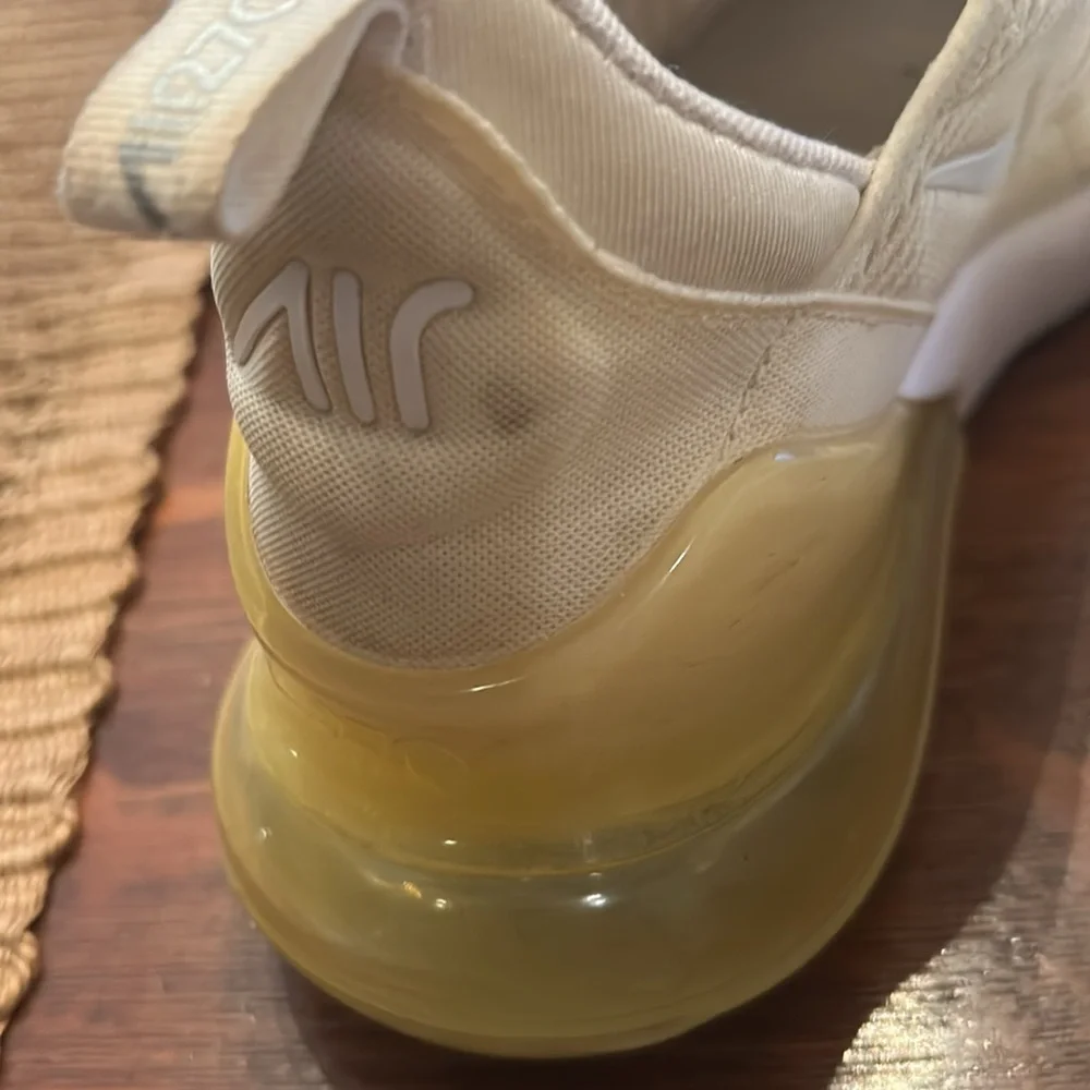Nike air max 270 women's 8.5 chalk cream - Picture 5 of 7